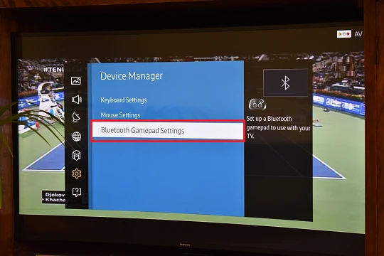 Impostazioni bluetooth su Smart TV Samsung