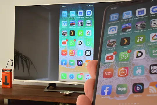schermo del iPhone o iPad in TV
