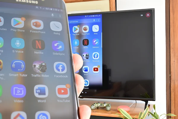 schermo Android su una Smart TV LG