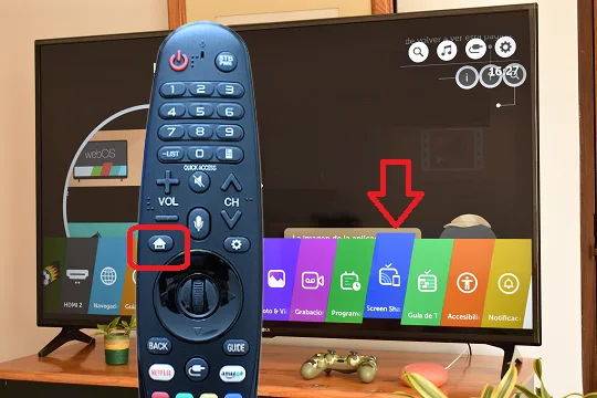 Applicazione Screen Share su Smart TV LG
