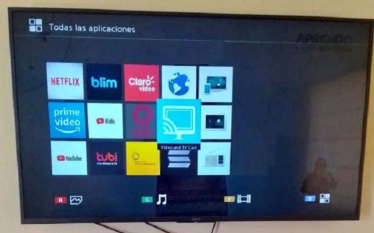 Interfaccia Smart TV Sony Bravia
