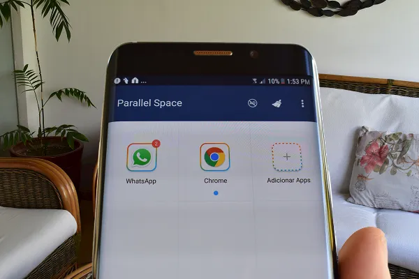 Interfaccia dello spazio parallelo per avere due WhatsApp sullo stesso telefono