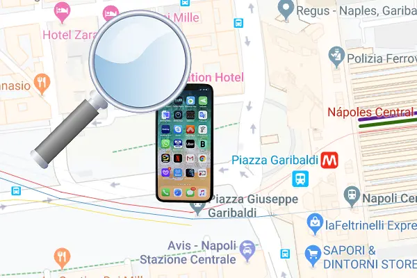 iPhone su mappa