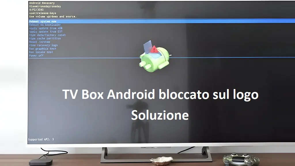 Hard reset su TV Box Android TV